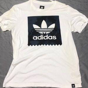 Adidas Block dye logo tee